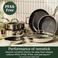 FusionPlus™ Stainless Steel 12" Everyday Pan with Lid