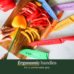 12 Piece Nonstick Color Knife Set with Blade Guards