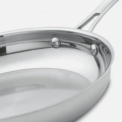 Contour® Stainless 12" Skillet with Helper Handle
