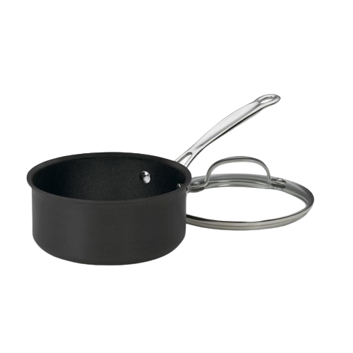 Chef's Classic™ Non-Stick Hard Anodized 1.5 Quart Saucepan with Cover