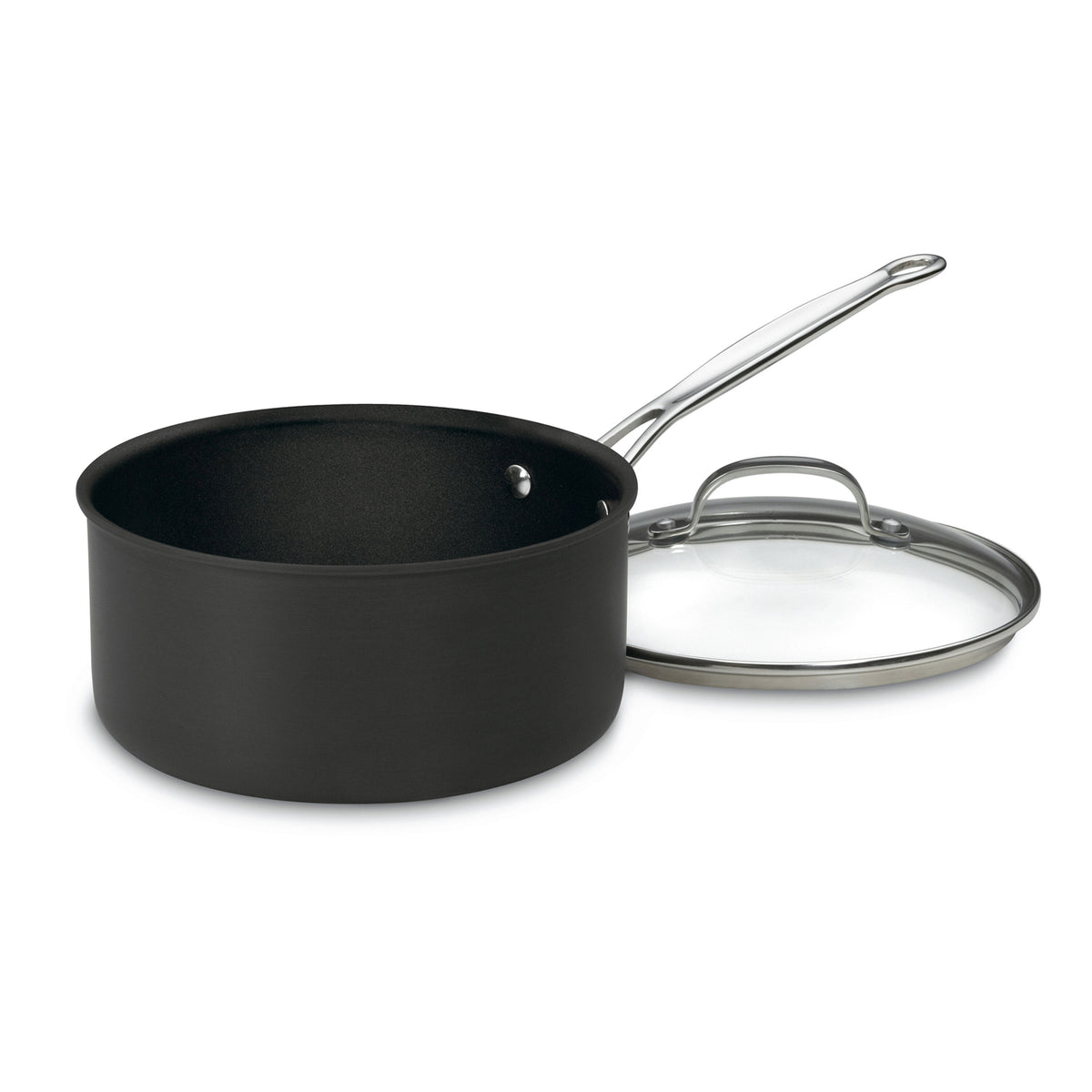 Chef's Classic™ Non-Stick Hard Anodized 4 Quart Saucepan