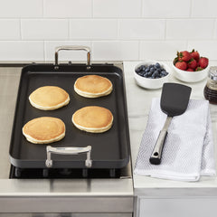 Chef's Classic™ Nonstick Hard Anodized 13" x 20" Double Burner Griddle