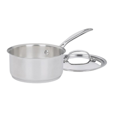 Chef's Classic™ Stainless 1 Qt.  Saucepan with Cover