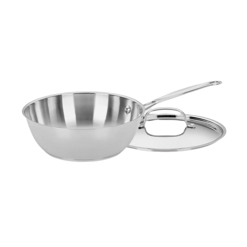 Chef's Classic™ Stainless 3 Quart Chef's Pan with Cover