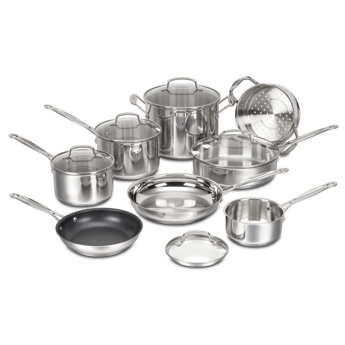 Chef's Classic™ Stainless Cookware 13-Piece Set