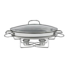 Classic Entertaining Collection 13.5" Oval Buffet Server