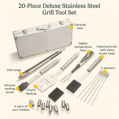 Deluxe Grill Set (20 Piece)