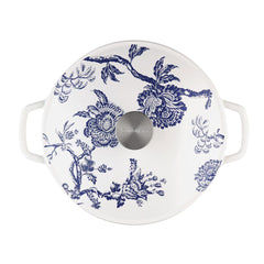 Caskata™ 5 Qt. Round Covered Casserole - Floral Landscape