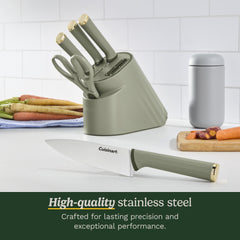 Artisan Elite Stainless Steel Cutlery 6 Piece Knife Block Set