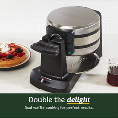 Double Flip Belgian Waffle Maker
