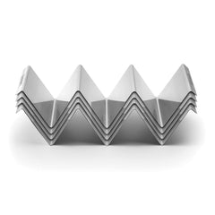 4-Pc Stainless Taco Tray Set