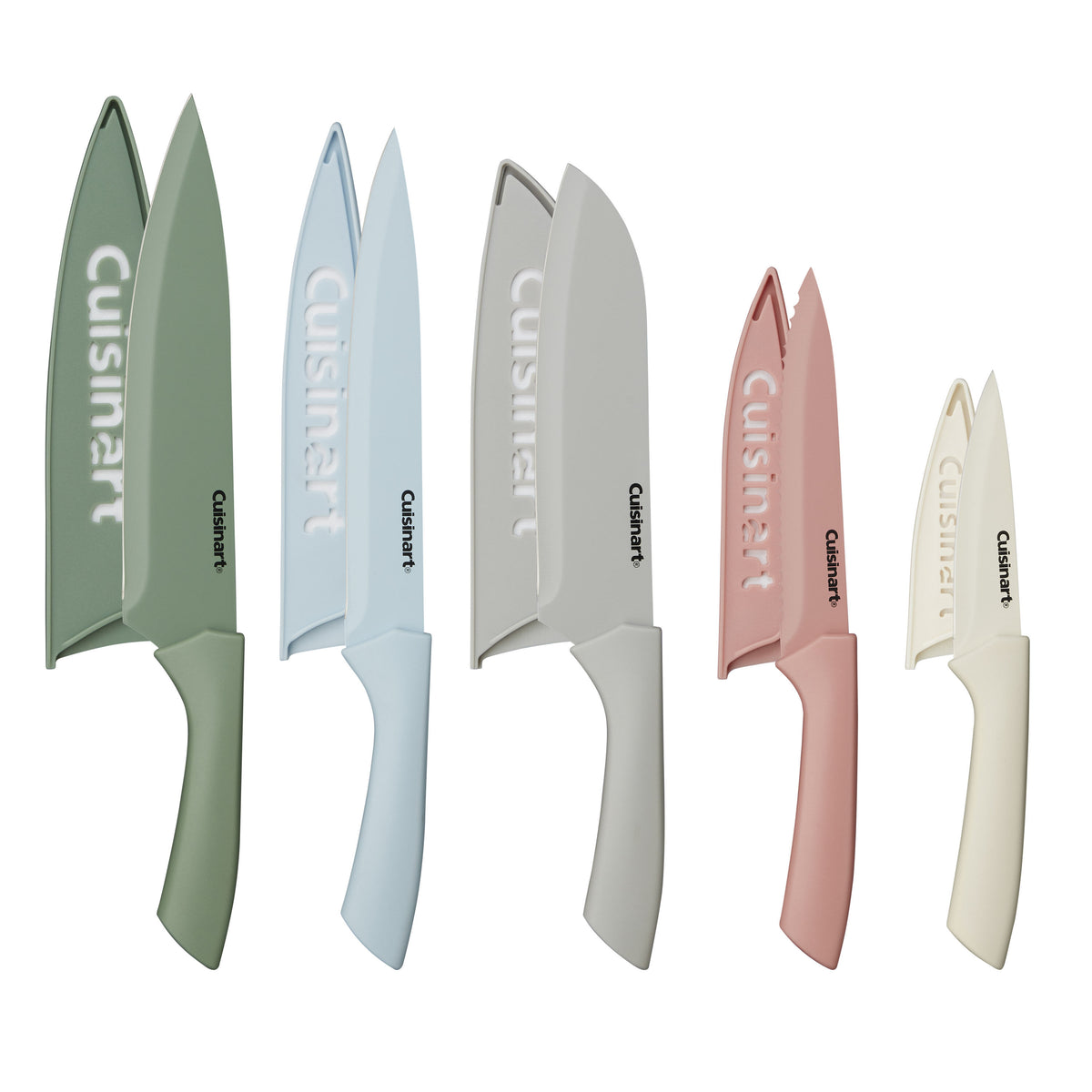 10pc Ceramic Coated Knife Set