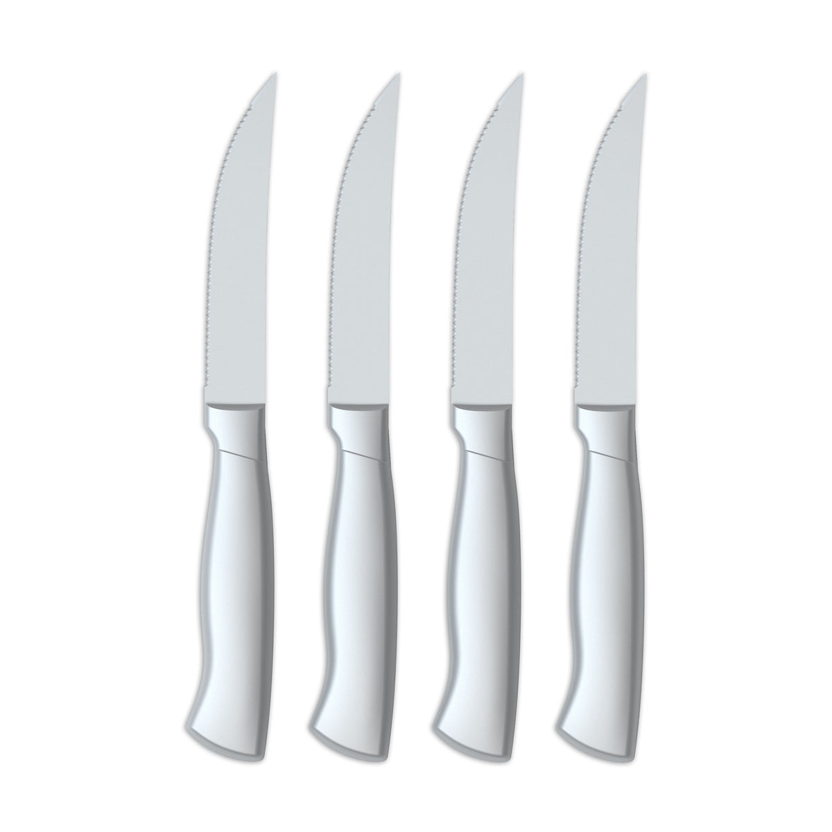 4pc Stainless Steel Hollow Handle Steak Knife Set