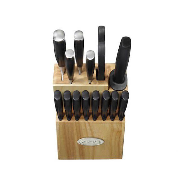 Nitrogen 15 Piece Cutlery Knife Block Set