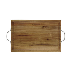 18" Acacia Carving Board with Handles