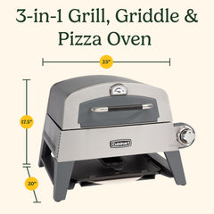 3-in-1 Grill, Griddle, and Pizza Oven