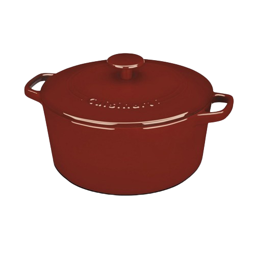 Chef’s Classic™ Enameled Cast Iron Cookware 5 Quart Round Covered Casserole