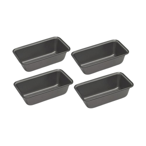 4-pc 5.5" x 2.5" Mini Loaf Pan Set