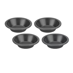 4-pc 5" Mini Round Pie Dish Set