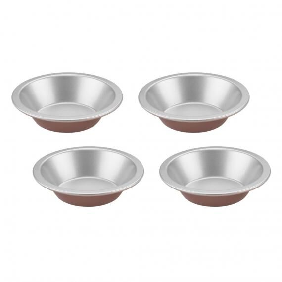 4-pc 5" Mini Round Pie Dish Set