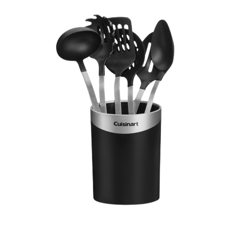 Crock with Barrel Handle Tools (Set of 7)