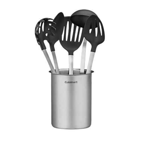 Crock with Barrel Handle Tools (Set of 6)