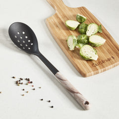 Marble Neutrals Slotted Spoon
