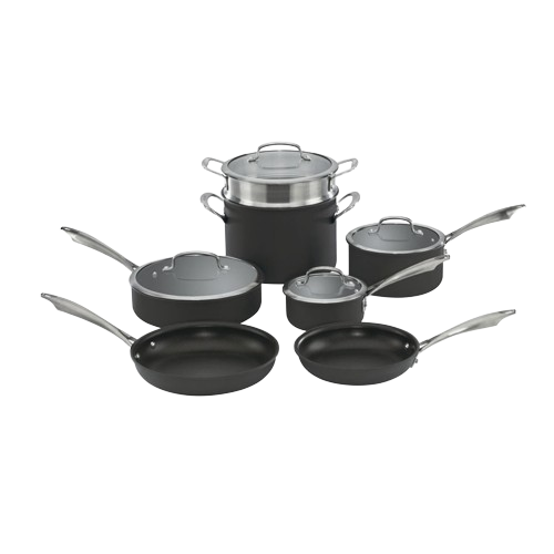 Dishwasher Safe Anodized Cookware 11 Piece Set