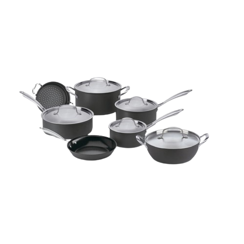 GreenGourmet Hard Anodized 12 Piece Set