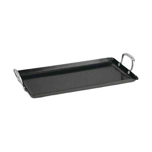 GreenGourmet® Hard Anodized Nonstick Eco-Friendly Double Burner Griddle