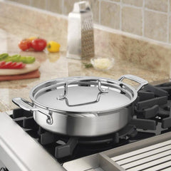 Multiclad Pro™ Tri-Ply Stainless 3 Qt. Casserole with Cover