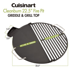 Cleanburn Fire Pit Griddle & Grill Top