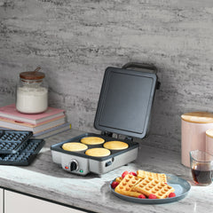 Belgian Waffle Maker with Pancake Plates